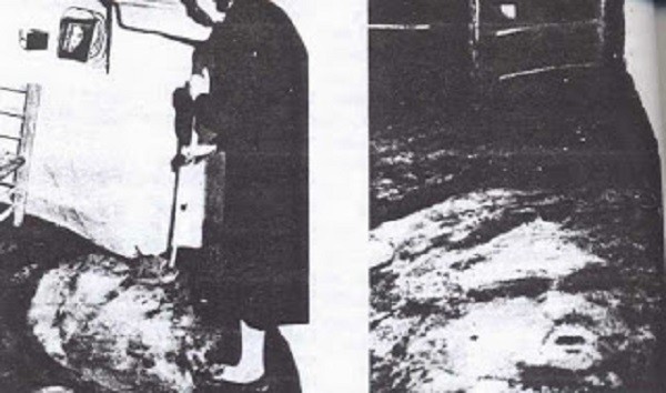 Picture 8 of The 'ghost' face knows to hide on the floor