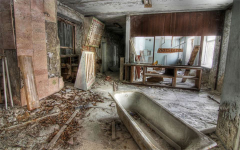 Picture 2 of The ghost town near Chernobyl