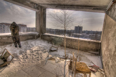 Picture 3 of The ghost town near Chernobyl