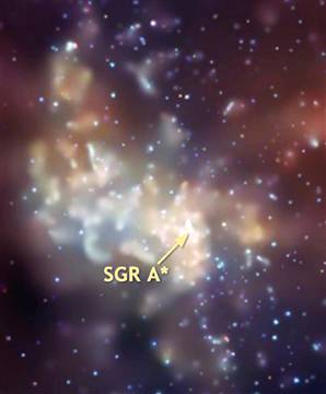 Picture 1 of The giant black hole in the Milky Way