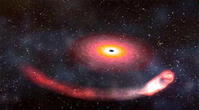 Picture 1 of The gravitational wave suspected by the black hole swallowed the neutron star emitted