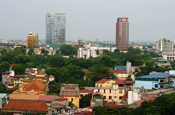 Picture 4 of The green areas of Hanoi viewed from above