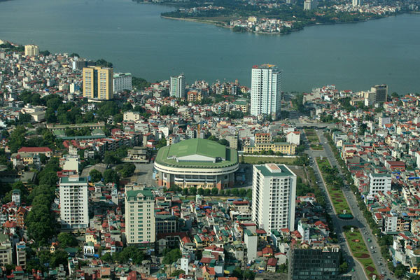 Picture 6 of The green areas of Hanoi viewed from above