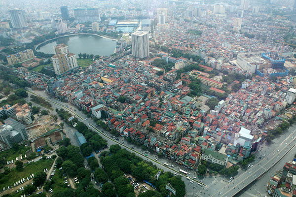 Picture 7 of The green areas of Hanoi viewed from above
