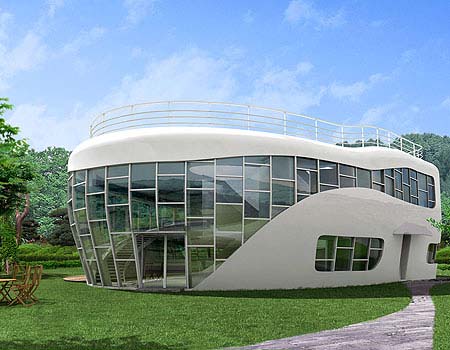Picture 4 of The house shaped ... the toilet of the