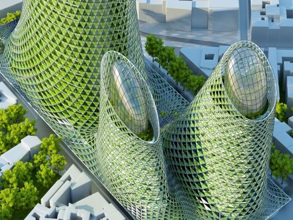 Picture 4 of The idea of ​​a modern, environmentally friendly Paris city in 2050