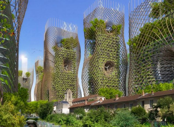 Picture 5 of The idea of ​​a modern, environmentally friendly Paris city in 2050