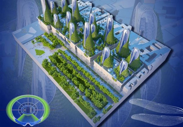 Picture 8 of The idea of ​​a modern, environmentally friendly Paris city in 2050