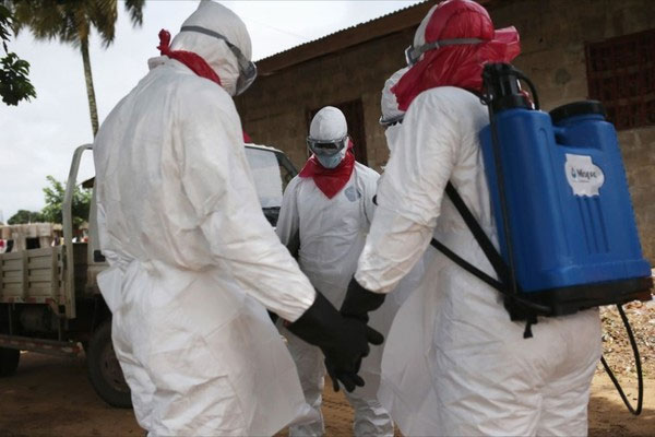 Picture 12 of The image demonstrates the difficulty of controlling Ebola virus
