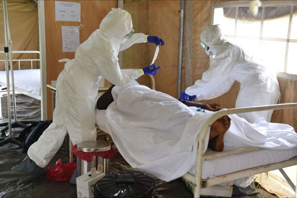 Picture 14 of The image demonstrates the difficulty of controlling Ebola virus
