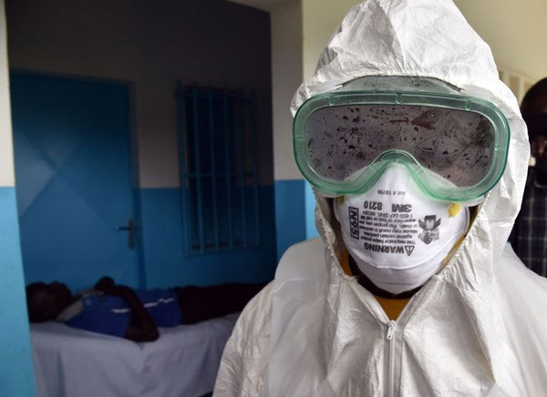 Picture 2 of The image demonstrates the difficulty of controlling Ebola virus