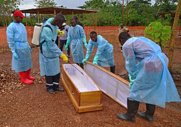 Picture 3 of The image demonstrates the difficulty of controlling Ebola virus