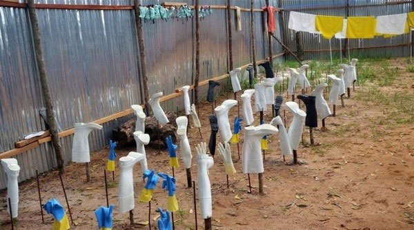 Picture 6 of The image demonstrates the difficulty of controlling Ebola virus