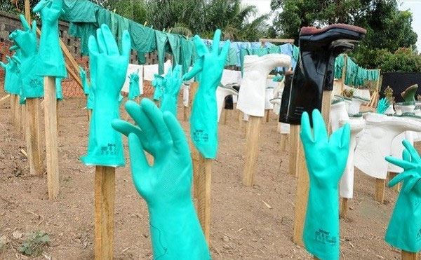 Picture 7 of The image demonstrates the difficulty of controlling Ebola virus