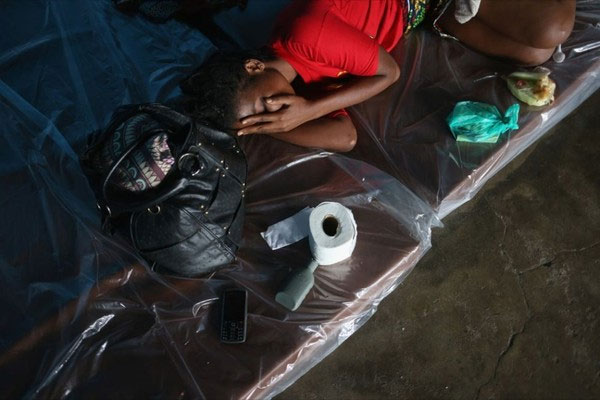Picture 9 of The image demonstrates the difficulty of controlling Ebola virus