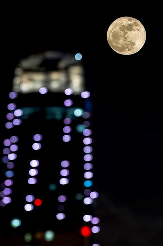 Picture 53 of The image of Super Moon is 70 years only once in Vietnam