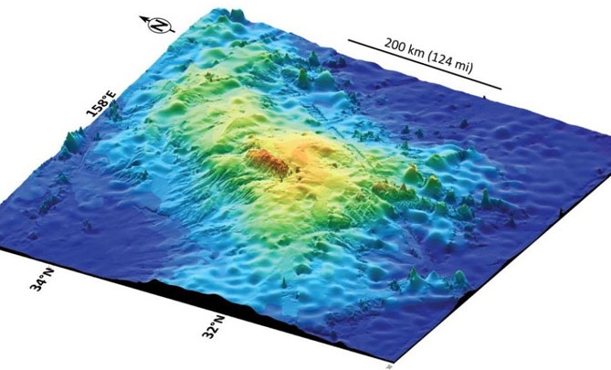 Picture 1 of The largest volcano of the Solar System is hidden under the Pacific Ocean