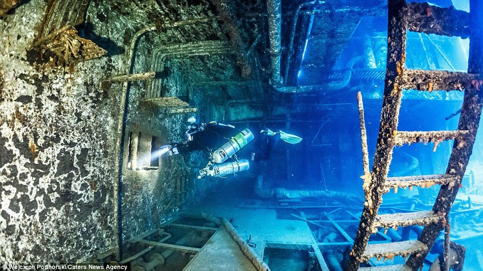 Picture 8 of The magical beauty of wrecks on the ocean floor