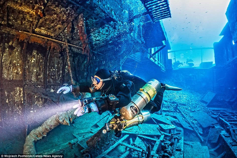 Picture 9 of The magical beauty of wrecks on the ocean floor