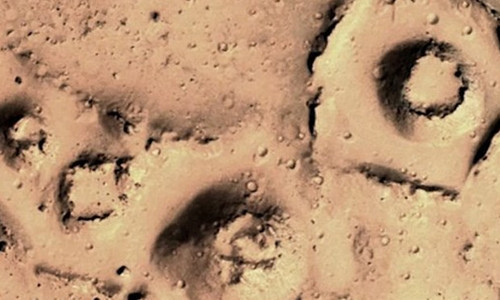 Picture 1 of The mark of the suspect is of ancient civilization on Mars