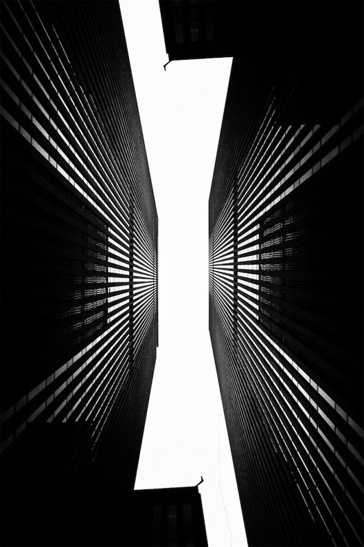 Picture 2 of The megacities 'pierce the sky' through impressive black and white photos