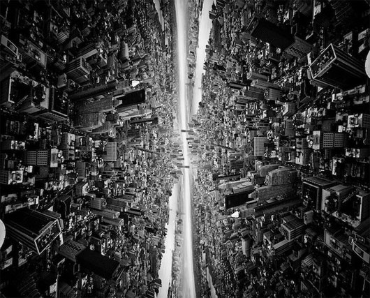 Picture 4 of The megacities 'pierce the sky' through impressive black and white photos