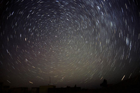 Picture 1 of The meteor shower scene around the world