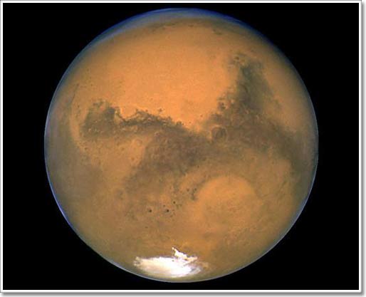 Picture 1 of The meteorite will hit Mars at the end of January 2008