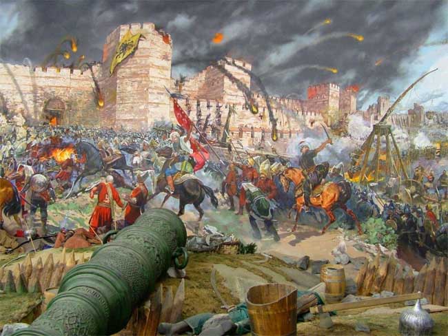 Picture 1 of The mighty empire smashed the capital of the enemy through a 6-pound gun