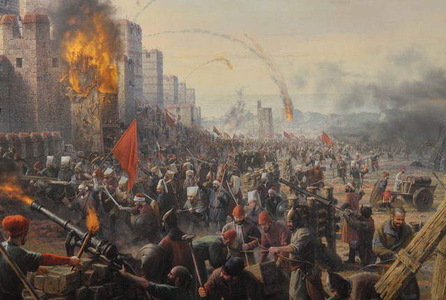 Picture 2 of The mighty empire smashed the capital of the enemy through a 6-pound gun