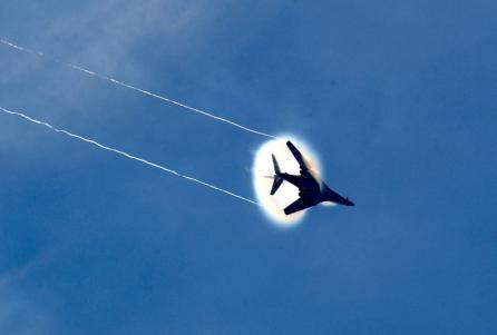 Picture 7 of The moment the plane passes