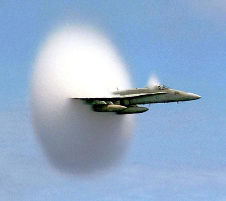 Picture 9 of The moment the plane passes