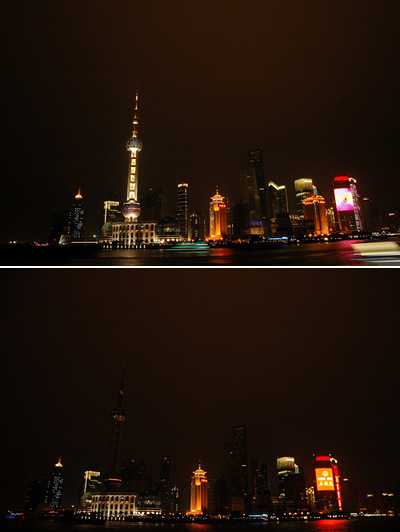 Picture 10 of The moment to turn off the lights of famous buildings