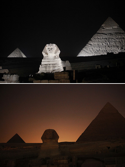 Picture 2 of The moment to turn off the lights of famous buildings