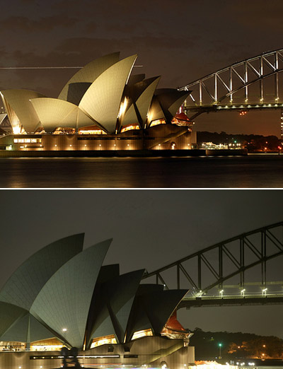 Picture 4 of The moment to turn off the lights of famous buildings