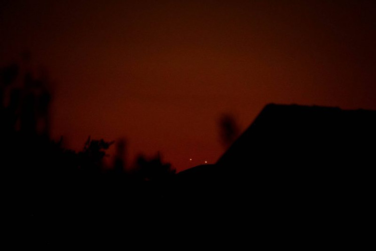 Picture 8 of The moment Venus and Jupiter met each other in the sky all over the world