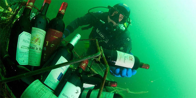 Picture 2 of The most exotic town in France: Wine filled the sea floor