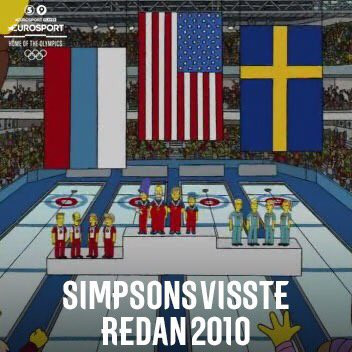 Picture 1 of The movie 'Simpson's Family' correctly predicted the 2018 Winter Olympics results from 8 years ago