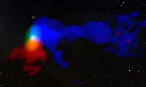 Picture 1 of The original star creates tornadoes in the universe