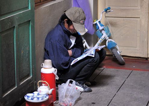 Picture 6 of The pace of life slows down because of the cold