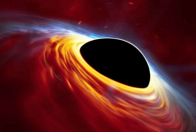 Picture 2 of The painful death of a star ripped apart by a supermassive black hole