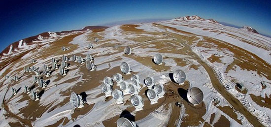 Picture 2 of The phenomenon of snowfall is very strange in the Atacama desert