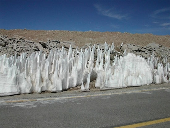 Picture 4 of The phenomenon of snowfall is very strange in the Atacama desert