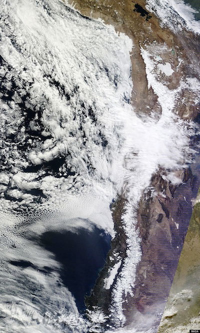 Picture 5 of The phenomenon of snowfall is very strange in the Atacama desert