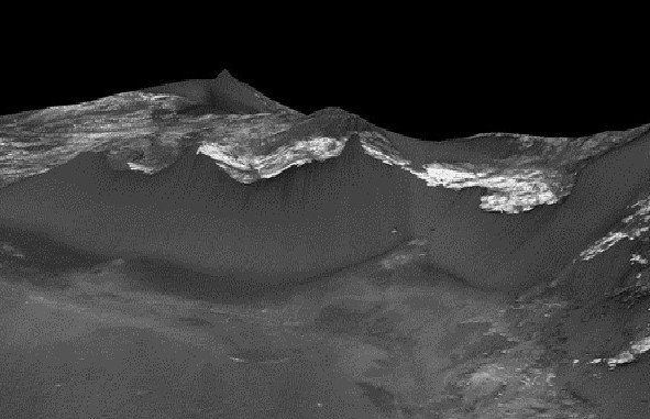 The photos prove there is water flowing on Mars images 4
