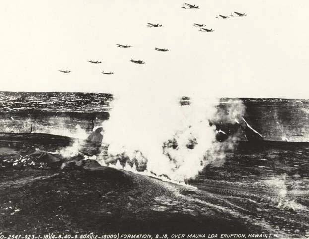 Picture 2 of The plan bombed American volcanic eruption in 1935