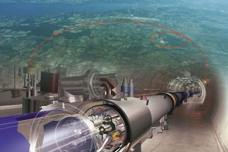 Picture 1 of The powerful particle accelerator is equivalent to 10 million lightning strikes