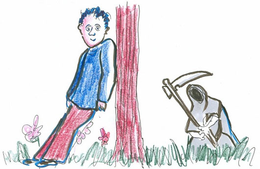 The relationship 'brain damage' between the number of talent and Death images 1
