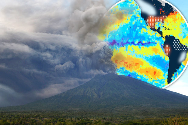 Picture 1 of The risk of Indonesian volcano erupting makes the Earth cool
