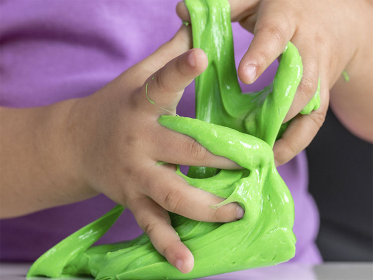 Picture 1 of The risk of skin infection when using 'spooky toys' Slime